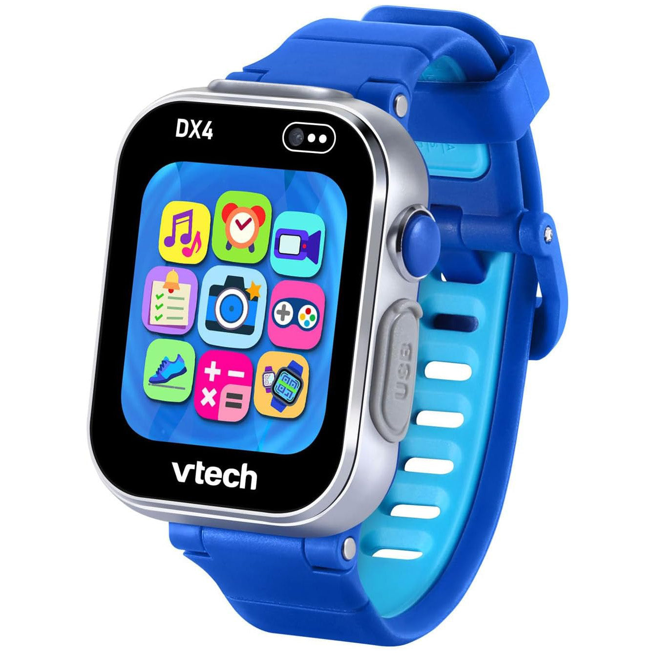 VTech 브이텍 키디줌 스마트워치 DX4 카메라·게임·활동 추적 어린이 스마트워치 (4-12세)