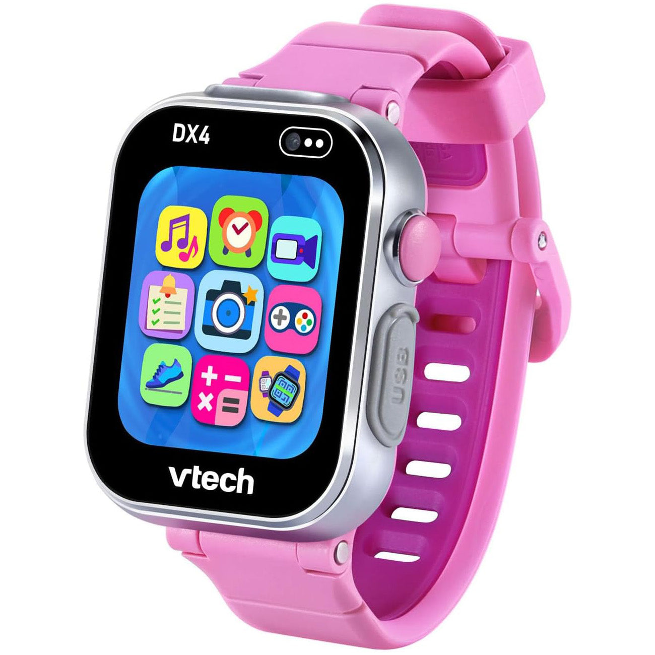 VTech 브이텍 키디줌 스마트워치 DX4 카메라·게임·활동 추적 어린이 스마트워치 (4-12세)
