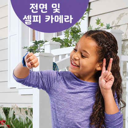 VTech 브이텍 키디줌 스마트워치 DX4 카메라·게임·활동 추적 어린이 스마트워치 (4-12세)