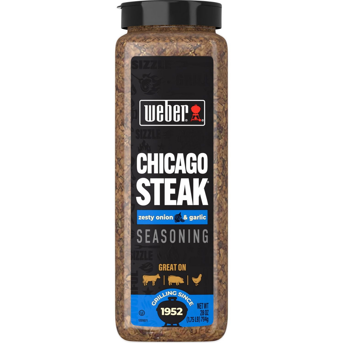 Weber 웨버 시카고 스테이크 시즈닝 - 28 oz