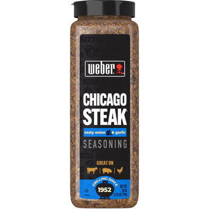 Weber 웨버 시카고 스테이크 시즈닝 - 28 oz