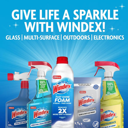 Windex 윈덱스 유리 세정제 리필 - 오리지널 - 2011mL (68 fl oz)