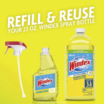 Windex 윈덱스 다목적 클리너 리필 - 시트러스 - 1999mL (67.6 fl oz)