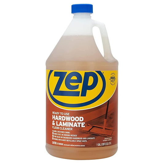 Zep Ready-to-Use Hardwood and Laminate Floor Cleaner - 128 fl oz (3785mL)